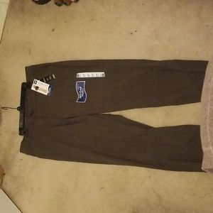 NWT 20WP Lee Brown Plaid Dress Pants